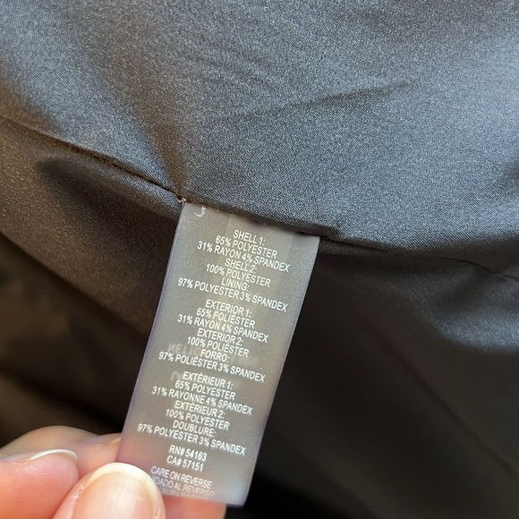 Calvin Klein Zip Front Modern Blazer, 10P - Picture 6 of 6